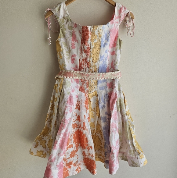 SOLD Zimmermann Postcard Spliced Mini Dress - Picture 7 of 8